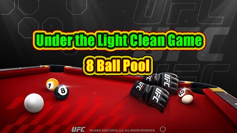 🎱 Under the Light – Clean Game, Pure Skill 8 Ball Pool