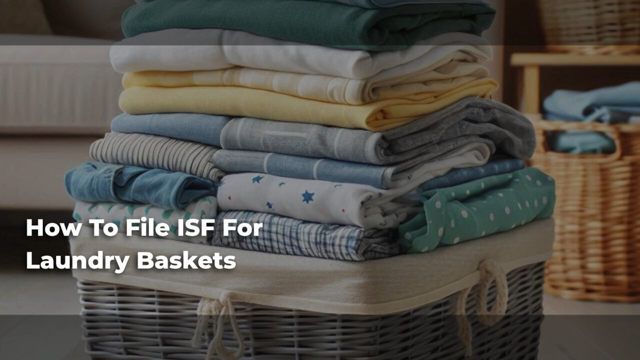 Demystifying the ISF: Filing Importer Security Filings for Laundry Baskets