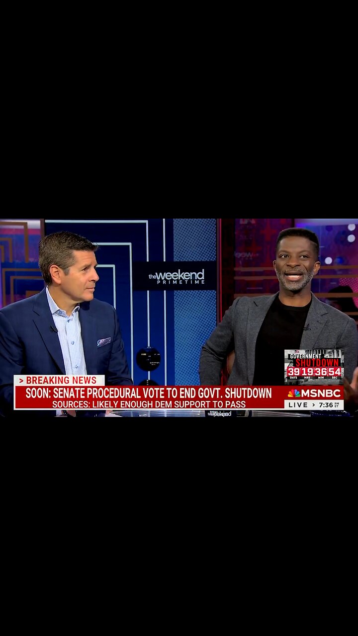 MSNBC Is Upset About The Govt Reopening?!