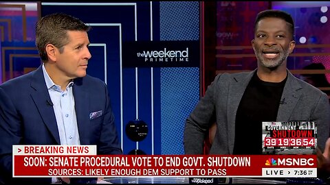 MSNBC Is Upset About The Gov't Reopening?!