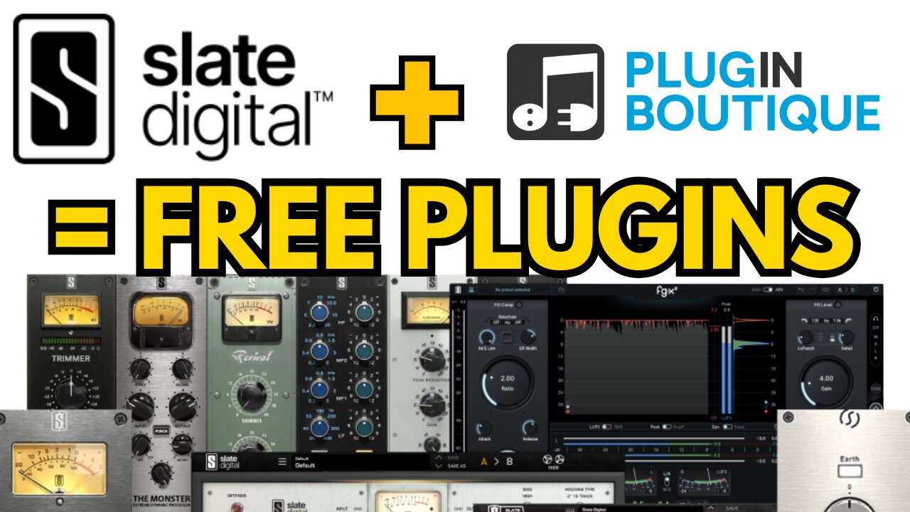 Slate Digital Plugins Now Available at Plugin Boutique (With Bonus Freebies!)