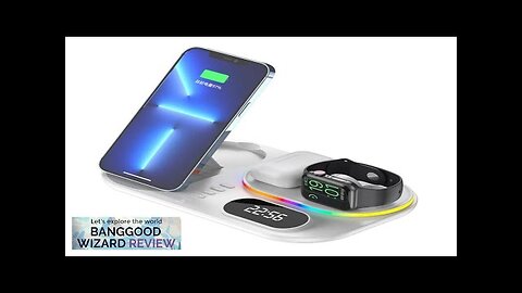 Bakeey 15W 4 in 1 Wireless Charger Fast Charging Pad Dock Review