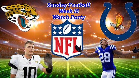 Jacksonville Jaguars Vs Indianapolis Colts Week 18 LIVE Play by Play and Watch Party