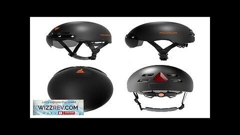 Foxwear V6S Bike Helmet 1080P HD WIFI Real-time Recording APP Bluetooth Watching Review