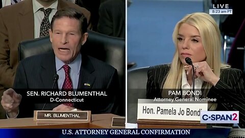 🔥 Trump AG Pick Pam Bondi absolutely OBLITERATED Senator Blumenthal