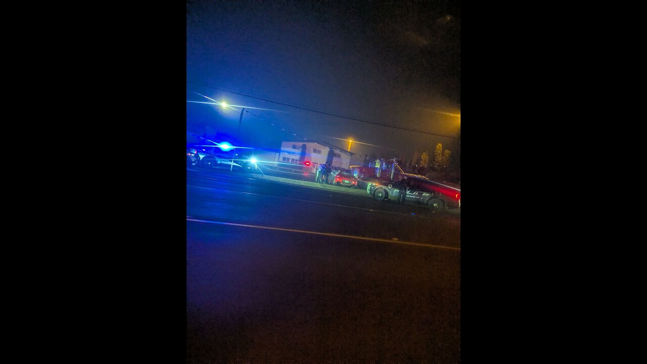 High speed pursuit/crash