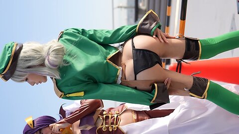 Beautiful Girls Kakuiro Kasei 🔥 Comic Market Cosplay Comiket 🌞 Summer Swimsuit Anime 💋 4K HD