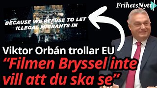Viktor Orbán trollar Europa "Mångkulturen sliter sönder Europa"