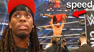 Kai Cenat Reacts to IShowSpeed In The WWE Royal Rumble