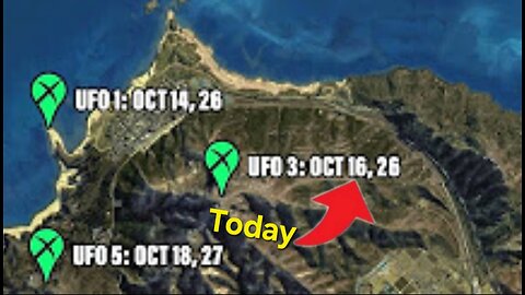 (Day #3 and Day #13) October 16th and October 26th UFO LOCATION GTA Online!