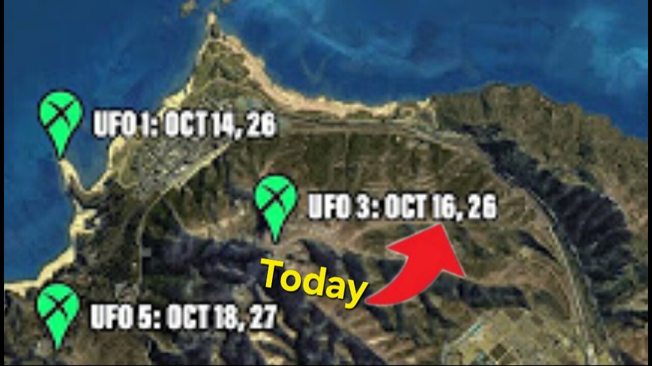 (Day #3 and Day #13) October 16th and October 26th UFO LOCATION GTA Online!