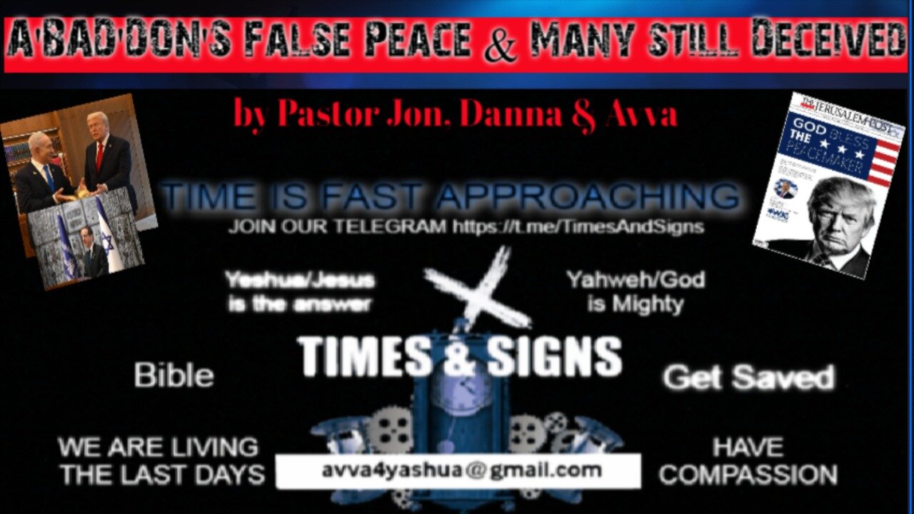 A'BAD'DON'S False Peace & Many still Deceived by Pastor Jon, Danna & Avva