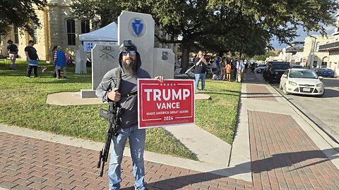 Rifle Open Carry at No Kings Belton to Counter Protest
