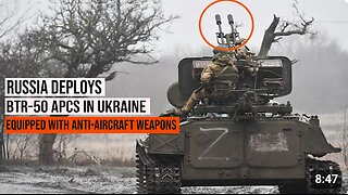 Russian Forces Deploy Soviet-Era APCs Equipped Anti-Aircraft Guns On the Battlefield