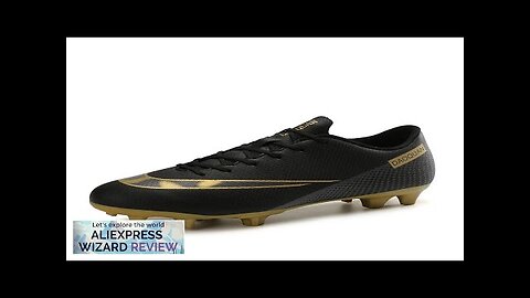 Professional Soccer Shoes Men Women Low-Ankle Football Boots Breathable Non-Slip Soccer Review