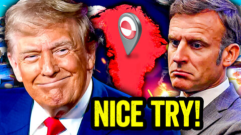 Macron THREATENS Trump on GREENLAND, Then THIS HAPPENED …