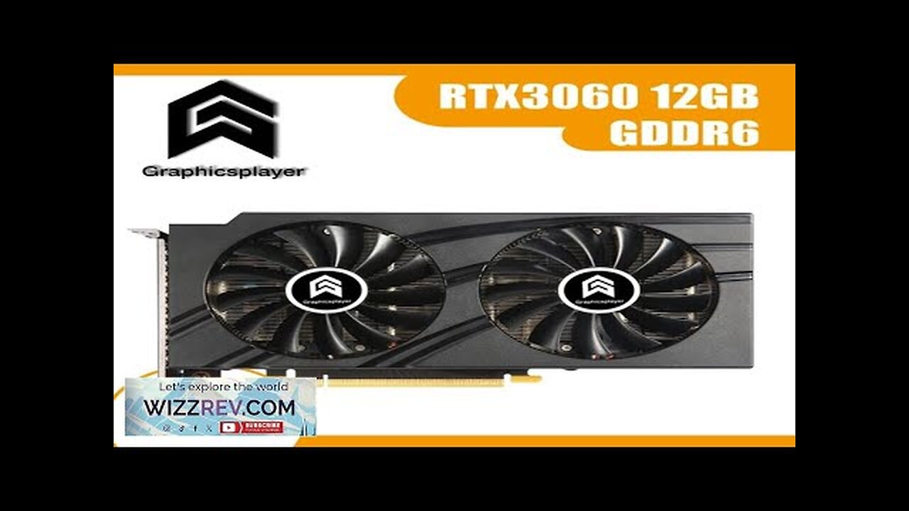 Graphicsplayer Graphics Card RTX3060 GDDR6 12G 192 Bit Computer Video ...