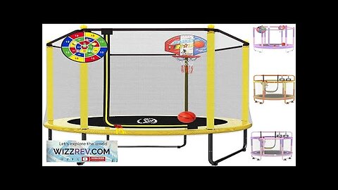 LANGXUN 60" Trampoline for Kids 5ft Mini Toddler Indoor & Outdoor Trampoline Review