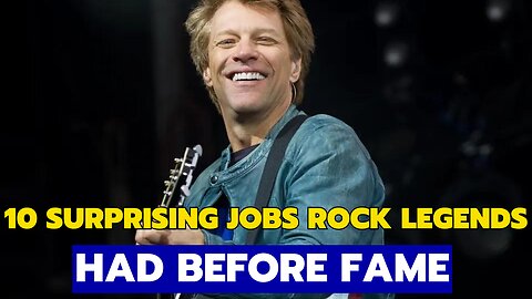 10 Surprising Jobs Rock Legends Had Before Fame