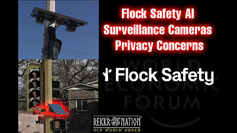 WEF World Economic Forum Flock Safety AI Police Tech Surveillance Cameras Privacy Concerns