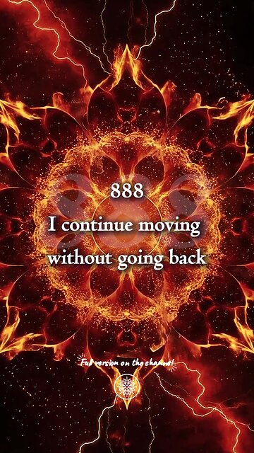 Seeing 888? Stay on Track and Move Forward Faster