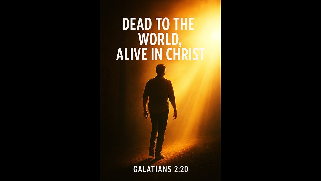 “Dead to the World, Alive in Christ ✝️🔥”