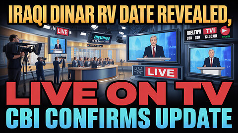 Iraqi Dinar RV Date Revealed LIVE on TV 🚨 | CBI Confirms Update 💥 Today's IQD News!