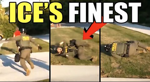 ICE Agent Thinks He's Tough, Completely HUMILIATES Himself