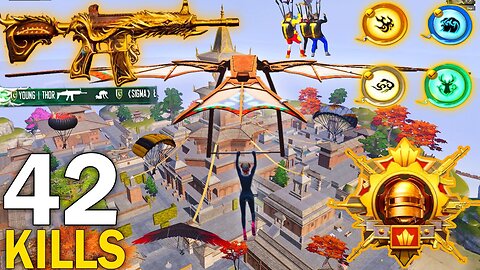 OMG!😨42 KILLS in SACRED QUARTET MODE RUSH GAMEPLAY | Pubg mobile | BGMI 🔥