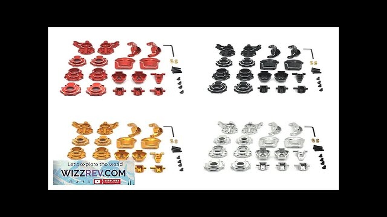 Upgraded Metal Parts Set for HB Toys R1001 R1002 R1003 1/10 Rock Review