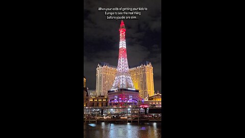 Showing the children the Eiffel Tower before I die!