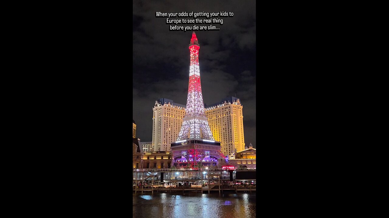 Showing the children the Eiffel Tower before I die!