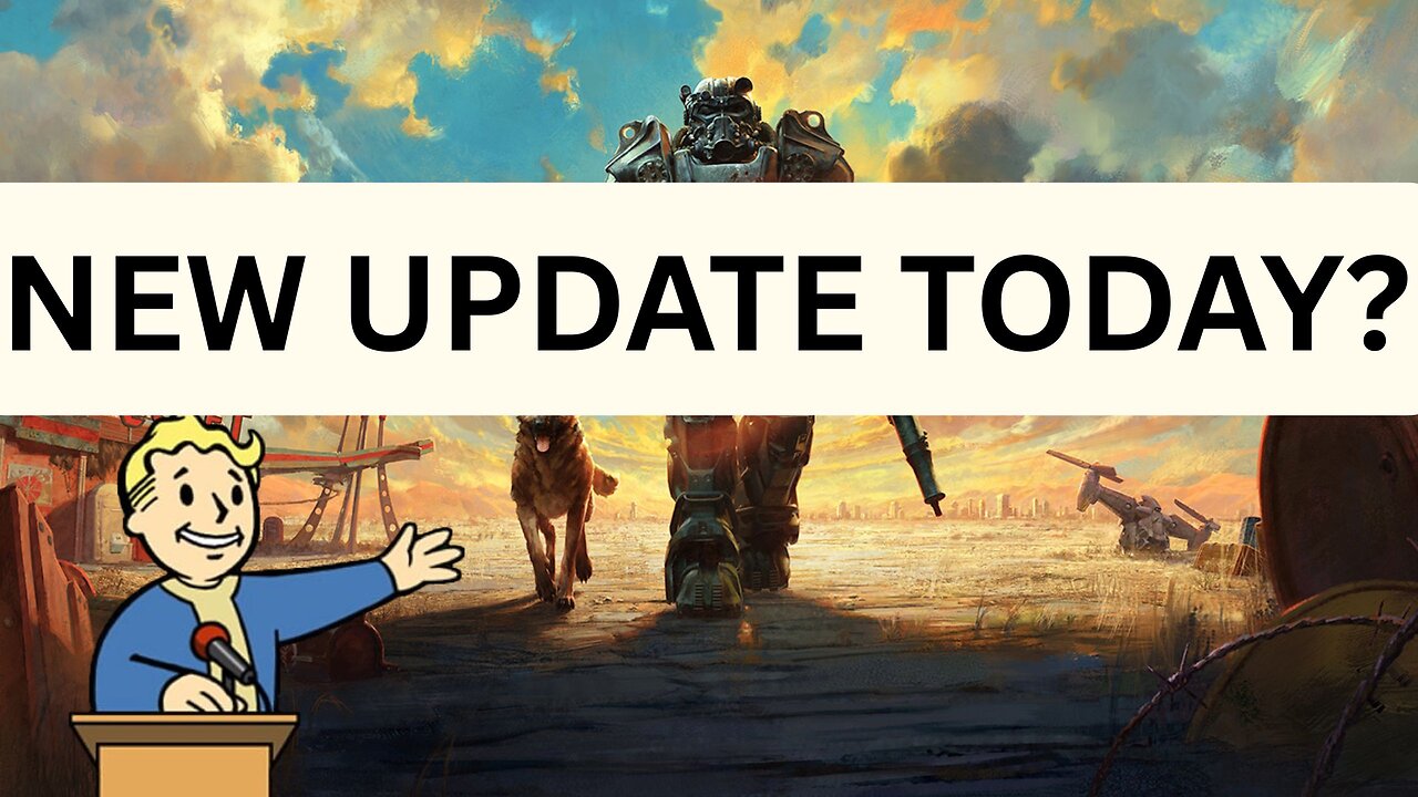 FALLOUT 4 NEW UPDATE TODAY! FIXED MY GAME!