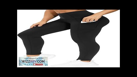 THE GYM PEOPLE Thick High Waist Yoga Pants with Pockets Tummy Control Review