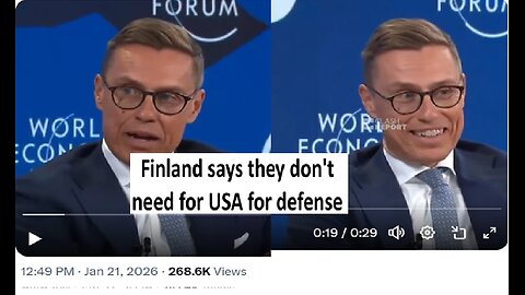 Finland says they don’t need USAa to defend them