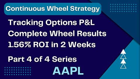 Tracking Options P&L | Selling Covered Calls and Cash Secured Puts on AAPL - Part 4 #wheelstrategy