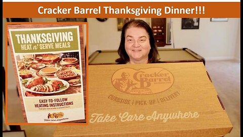 Cracker Barrel Heat n’ Serve Thanksgiving Dinner! #thanksgiving #crackerbarrel #turkeydinner