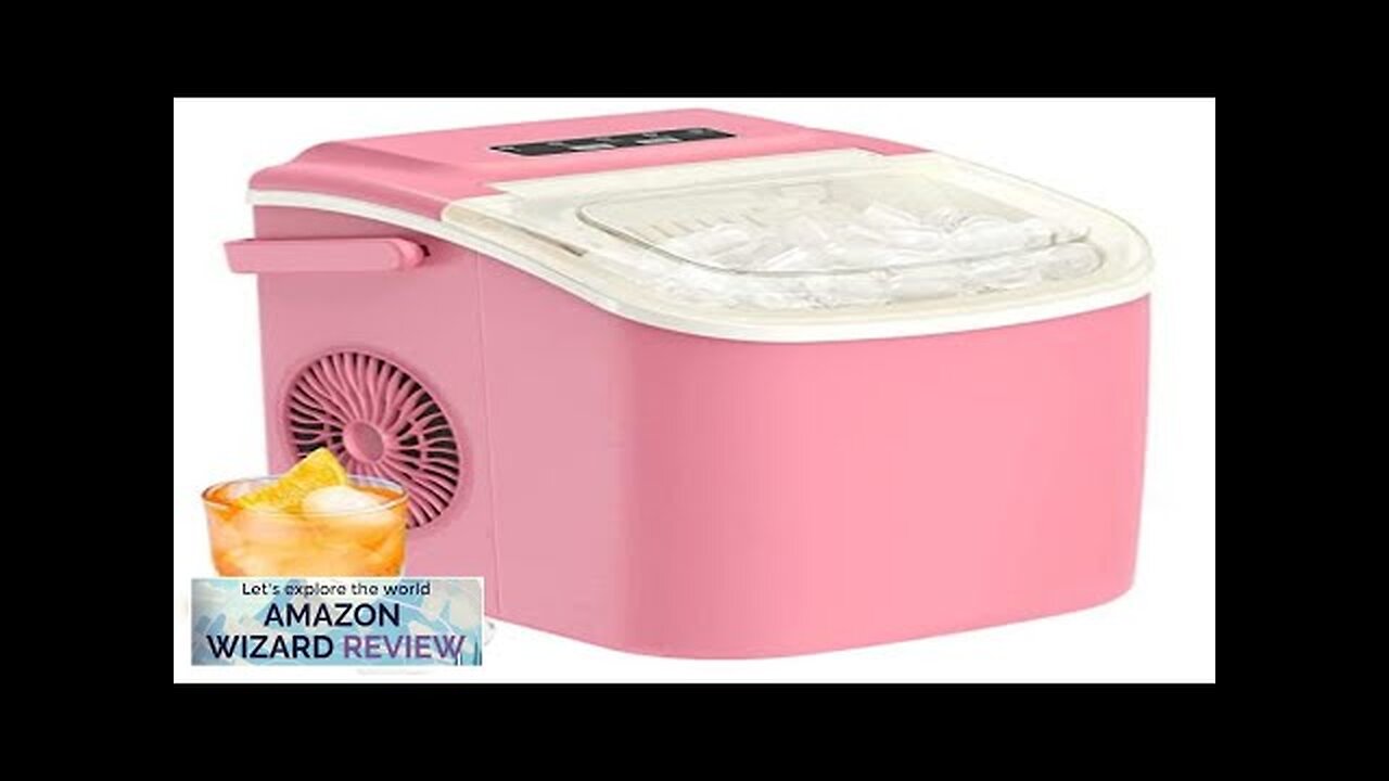 Countertop Ice Maker Ice Maker Machine 6 Mins 9 Bullet Ice 26.5lbs/24Hrs Review