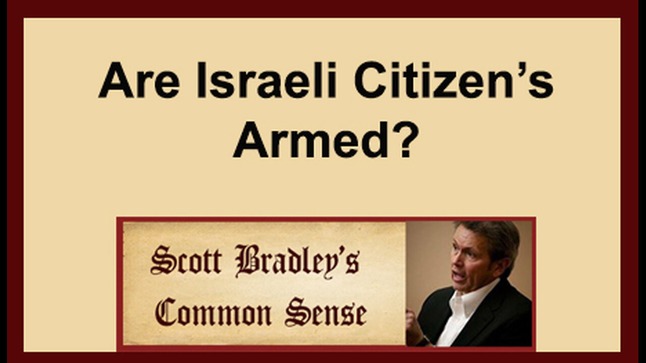 Are Israeli Citizen's Armed?