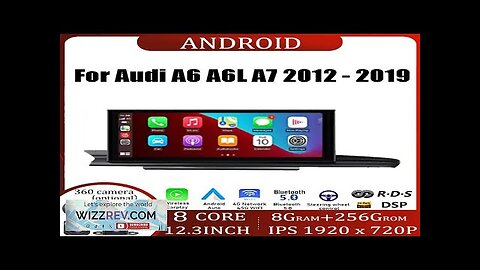 12.3 Inch Android OS Touch Screen For Audi A6 A6L A7 2012 Review