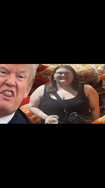 Morbidly Obese Democrat Activist Says Trump's Economy is Starving Her