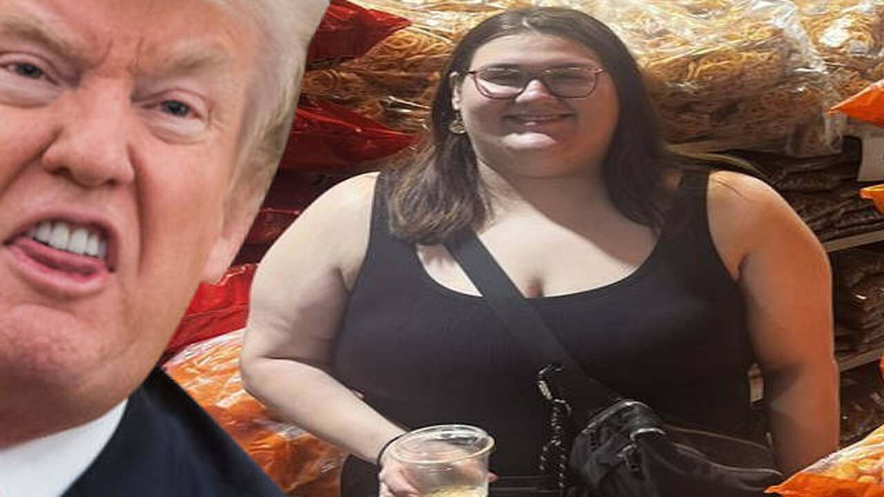 Morbidly Obese Democrat Activist Says Trump's Economy is Starving Her