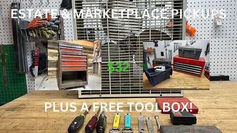 Estate Sale / FB Marketplace Tool Haul | Episode 8 | October 5th 2024 | Shop Update & Free Toolbox