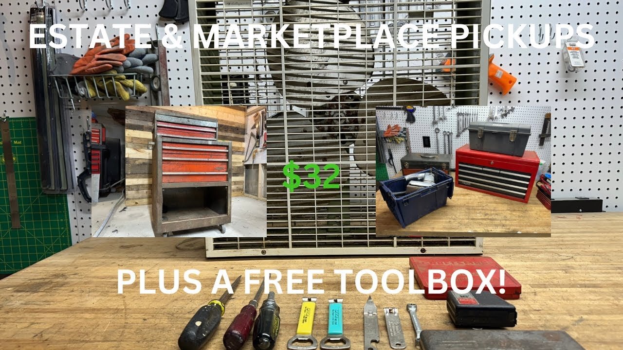 Estate Sale / FB Marketplace Tool Haul | Episode 8 | October 5th 2024 | Shop Update & Free Toolbox