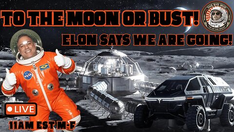 To The Moon Or Bust, Elon Musk Says We're Going To The Moon