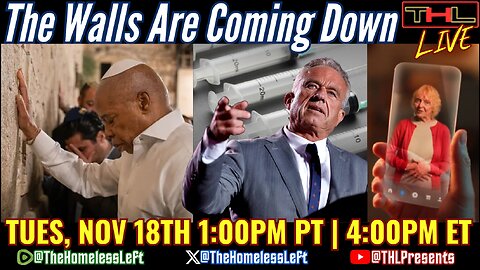 House Votes to Release Epstein Files, X Disables Hebrew Translation, RFK Jr Defends Pharma Overlords, NY Mayor Adams Admits he's Israel SLAVE, AI App Brings Back DEAD Relatives, Kevin Spacey CRIES for Israel | THL Ep 148 FULL
