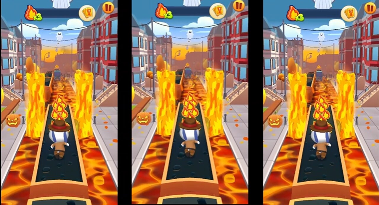 Talking Tom & Friends: Running Gold – Escape the Lava with Talking Hank with 36 minutes