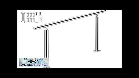 VEVOR Stainless Steel Handrail 551LBS Load Handrail for Outdoor Steps 39x34" Outdoor Review