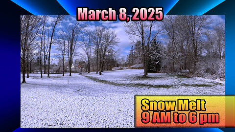 One Day Snow Melt - March 8, 2025 - NEOhio