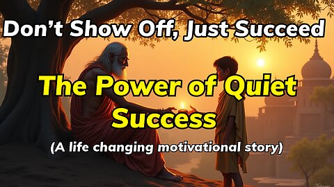 The Power of Quiet Success || A Lesson from the Saint || A life changing motivational story